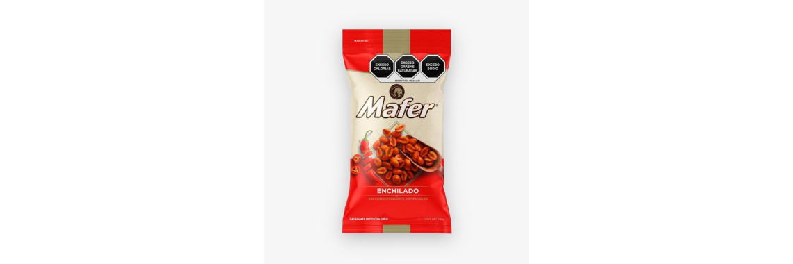 Mafer Cacahuates Salados Clásicos Bolsa 100 g
