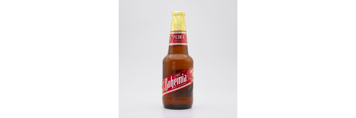 Cerveza Bohemia Clásica Botella 355ml Pilsner Premium Mexicana