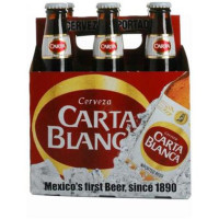 Cerveza Carta Blanca Botella 355ml Lager Mexicana Tradicional