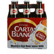 Cerveza Carta Blanca Botella 355ml Lager Mexicana Tradicional