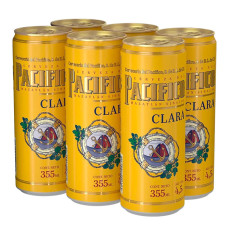 Cerveza Pacífico Clara Botella 355ml Lager Mexicana