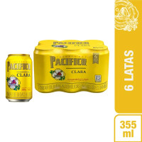 Cerveza Pacífico Clara Six Pack 355ml