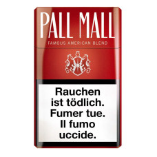 cigarros Pall Mall Red Box 20 unidades cigarros Pall Mall Red Box 20 unidades