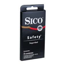 Sico Condones Clásicos Lubricados Originales 3 pzas Sico Condones Clásicos Lubricados Originales 3 pzas