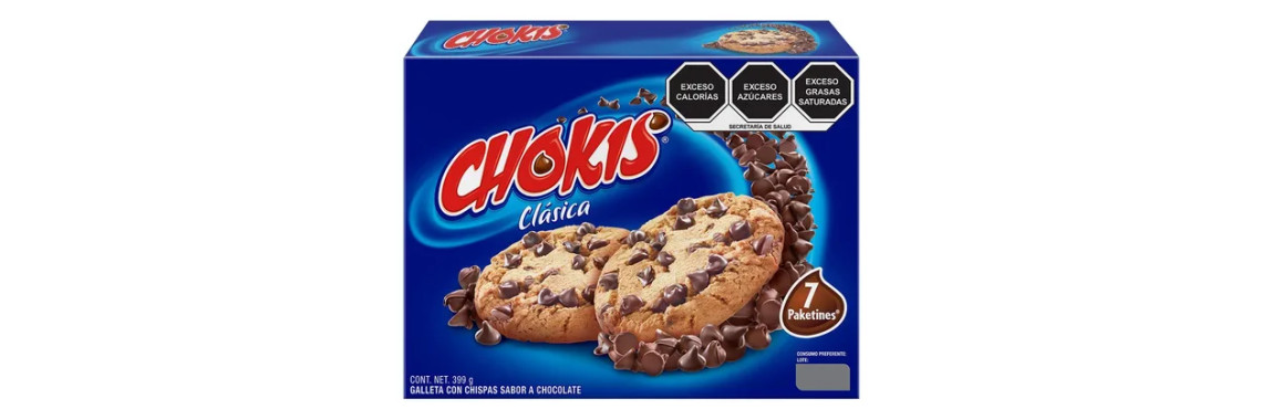 Gamesa Chokis Galletas con Chispas de Chocolate 168 g