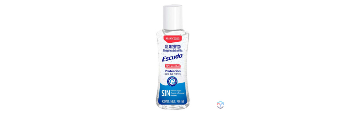 Escudo Gel Antibacterial Manos 70% Alcohol 250 ml