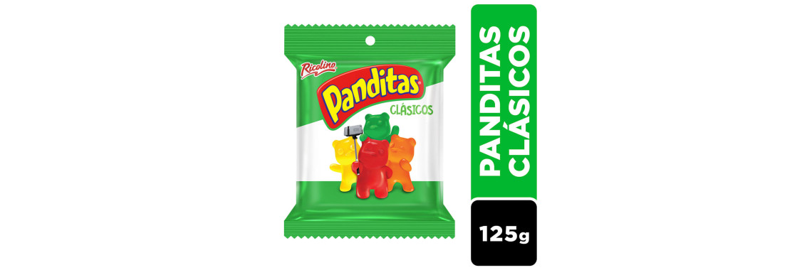 Ricolino Panditas Gomitas Originales Bolsa 100 g