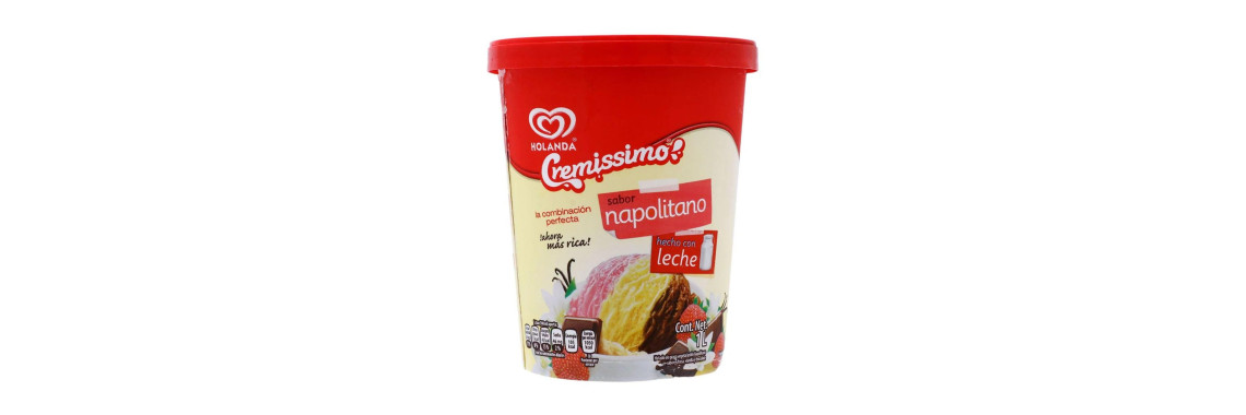 helado Holanda Napolitano 1L