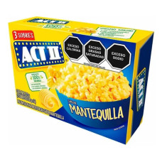Act II Palomitas de Maíz Naturales Caja 3 Sobres
