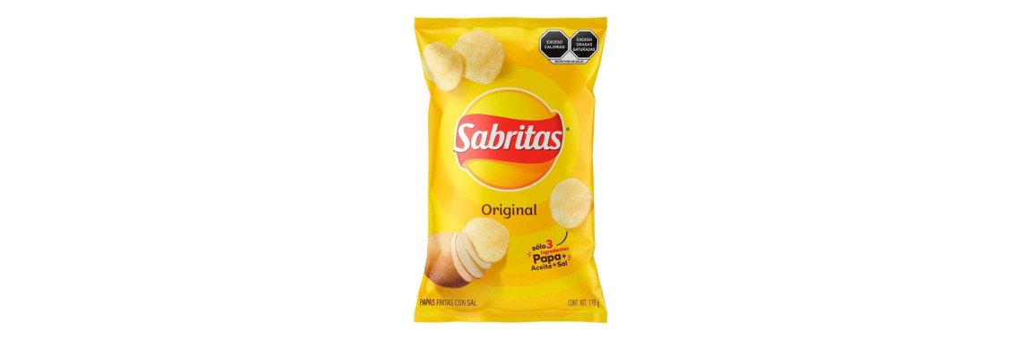 papas Sabritas Jalapeño Original 170g