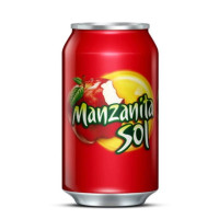 refresco Manzanita Sol Original 355ml lata