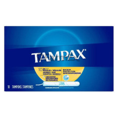 Tampax Tampones Regular con Aplicador 10 pzas
