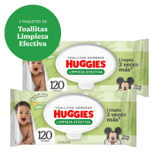 Huggies Toallitas Húmedas Limpieza Total 80 pzas Huggies Toallitas Húmedas Limpieza Total 80 pzas